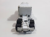 Vintage 1980s Yat Ming White Kenworth Semi Tractor Truck Die Cast Toy Car Vehicle