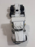 Vintage 1980s Yat Ming White Kenworth Semi Tractor Truck Die Cast Toy Car Vehicle