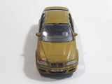 RealToy BMW M3 Gold Yellow Brown 1/59 Scale Die Cast Toy Car Vehicle