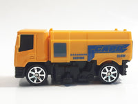 Maisto Street Sweeper Yellow Die Cast Toy Car Vehicle
