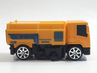 Maisto Street Sweeper Yellow Die Cast Toy Car Vehicle