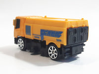Maisto Street Sweeper Yellow Die Cast Toy Car Vehicle