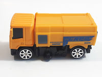 Maisto Street Sweeper Yellow Die Cast Toy Car Vehicle