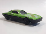 Unknown Brand #102 Motor Rider Green Die Cast Toy Car Vehicle