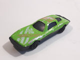 Unknown Brand #102 Motor Rider Green Die Cast Toy Car Vehicle