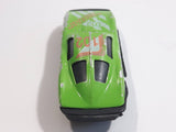 Unknown Brand #102 Motor Rider Green Die Cast Toy Car Vehicle
