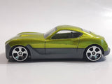 Unknown Brand H24 Lime Green Die Cast Toy Car Vehicle