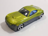 Unknown Brand H24 Lime Green Die Cast Toy Car Vehicle
