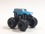 Unknown Brand Blue Monster Truck #24 Miniature Plastic Die Cast Toy Car Vehicle