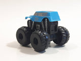 Unknown Brand Blue Monster Truck #24 Miniature Plastic Die Cast Toy Car Vehicle