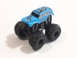 Unknown Brand Blue Monster Truck #24 Miniature Plastic Die Cast Toy Car Vehicle