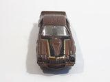 Vintage Yatming Chevy Camaro Z28 Brown No. 1077 Die Cast Toy Muscle Car Vehicle with Opening Doors Made in Hong Kong