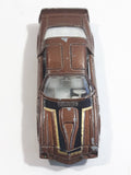 Vintage Yatming Chevy Camaro Z28 Brown No. 1077 Die Cast Toy Muscle Car Vehicle with Opening Doors Made in Hong Kong