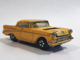 Ertl '57 Chevy Bel Air Yellow Die Cast Toy Car Vehicle with Opening Hood - Hong Kong