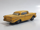 Ertl '57 Chevy Bel Air Yellow Die Cast Toy Car Vehicle with Opening Hood - Hong Kong