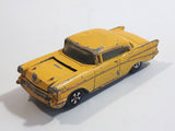 Ertl '57 Chevy Bel Air Yellow Die Cast Toy Car Vehicle with Opening Hood - Hong Kong