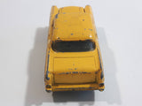 Ertl '57 Chevy Bel Air Yellow Die Cast Toy Car Vehicle with Opening Hood - Hong Kong