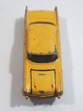 Ertl '57 Chevy Bel Air Yellow Die Cast Toy Car Vehicle with Opening Hood - Hong Kong