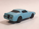 Vintage 1980 Kidco Key Cars Firebird Light Blue Plastic Body Die Cast Toy Car Vehicle