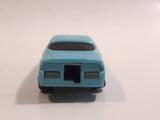 Vintage 1980 Kidco Key Cars Firebird Light Blue Plastic Body Die Cast Toy Car Vehicle