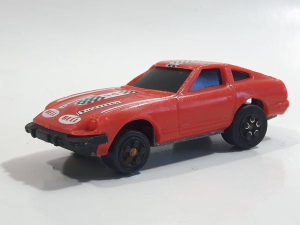 Vintage 1980 Kidco Burnin' Key Cars Datsun 280ZX Turbo Red Plastic Body Toy Car Vehicle - No Key - 1/64 - Hong Kong