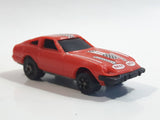 Vintage 1980 Kidco Burnin' Key Cars Datsun 280ZX Turbo Red Plastic Body Toy Car Vehicle - No Key - 1/64 - Hong Kong