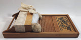 Vintage The Harris Washboard 1882 Wash & Dry 5 ¢ Miniature 6" x 12" Wood Washboard with Teddy Bears