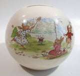 Vintage Royal Doulton Bunnykins Round Ceramic Coin Bank