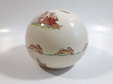 Vintage Royal Doulton Bunnykins Round Ceramic Coin Bank