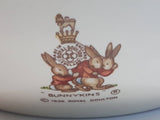 Vintage Royal Doulton Bunnykins Round Ceramic Coin Bank