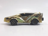 Bao Fan No. M3 Gold Chrome Plastic Die Cast Toy Car Vehicle