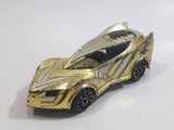 Bao Fan No. M3 Gold Chrome Plastic Die Cast Toy Car Vehicle