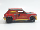 Vintage Majorette No. 255 Renault R 5 Turbo Red 1:53 Scale Die Cast Toy Car Vehicle