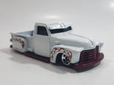 2005 Hot Wheels La Troca Truck White Die Cast Toy Car Lowrider Vehicle