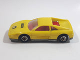 Majorette Novacar No. 101 Ferrari Testarossa "Turbo" Yellow Die Cast Toy Luxury Sports Car Vehicle