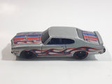 2014 Hot Wheels HW Workshop - Heat Fleet '70 Buick GSX Metalflake Silver Die Cast Toy Car Vehicle