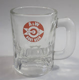 Vintage A & W Miniature 3 1/4" Tall Heavy Glass Root Beer Mug