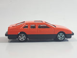 Greenbrier 9804 Sedan Bright Orange Die Cast Toy Car Vehicle