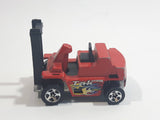 2001 Hot Wheels CAT Fork Lift Red Cast Toy Car Construction Vehicle