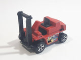 2001 Hot Wheels CAT Fork Lift Red Cast Toy Car Construction Vehicle