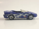 2001 Hot Wheels Power Launcher Camaro Convertible Dark Blue Die Cast Toy Car Vehicle