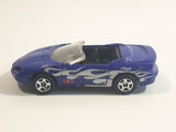 2001 Hot Wheels Power Launcher Camaro Convertible Dark Blue Die Cast Toy Car Vehicle