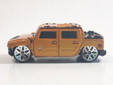 2001 Maisto Hummer H2 Concept Metalflake Copper Orange Die Cast Toy Car Vehicle