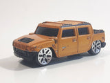 2001 Maisto Hummer H2 Concept Metalflake Copper Orange Die Cast Toy Car Vehicle