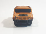 2001 Maisto Hummer H2 Concept Metalflake Copper Orange Die Cast Toy Car Vehicle