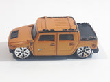 2001 Maisto Hummer H2 Concept Metalflake Copper Orange Die Cast Toy Car Vehicle
