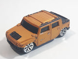 2001 Maisto Hummer H2 Concept Metalflake Copper Orange Die Cast Toy Car Vehicle