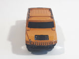 2001 Maisto Hummer H2 Concept Metalflake Copper Orange Die Cast Toy Car Vehicle