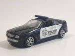 MotorMax No. 6109 PD Police Black and White 1/64 Scale Die Cast Toy Car Vehicle