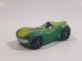 2010 Hot Wheels Disney Pixar Toy Story 3 Rex Rider Two-Tone Satin Green and Lime Green Die Cast Toy Character Car Vehicle